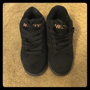 Youth Black Heelys